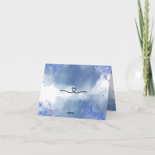 Celestial Garden Birthday Card カード (裏面)