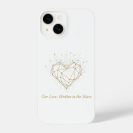 Celestial Geometric Heart iPhone Case - Our Love iPhone 14ケース