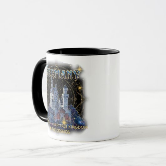 Celestial Germany Neuschwanstein Castle Art マグカップ (正面左)
