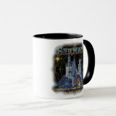 Celestial Germany Neuschwanstein Castle Art マグカップ (正面右)