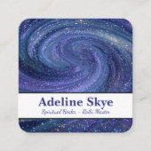 Celestial glittering swirl スクエア名刺 (正面)
