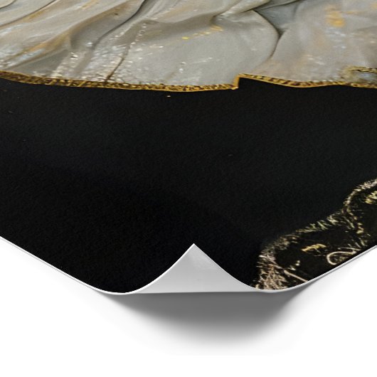 Celestial Goddess Art Print, Gothic Romance Decor, ポスター (角)