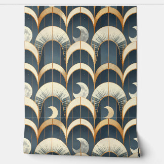 Celestial Gold Arch Pattern 壁紙