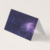 Celestial Gold Moons Stars Thank You Card 名刺 (裏面)