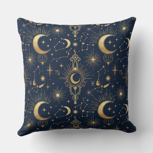 Celestial Gold Pillow クッション (裏面)
