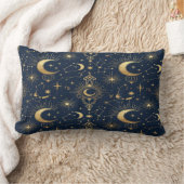 Celestial Gold Pillow ランバークッション (ブランケット)