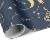 Celestial Gold Wrapping Paper ラッピングペーパー (ロールコーナー)