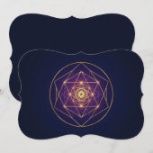 Celestial Golden Mandala — Balance in the Infinite 招待状 (正面/裏面)