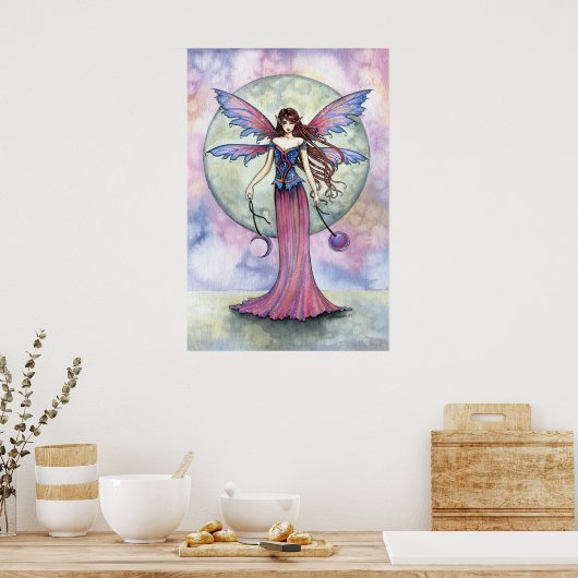 Celestial Gothic Fairy Poster Print ポスター (キッチン)