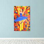 Celestial Grace キャンバスプリント (インサイチュ (ウッドフロア))