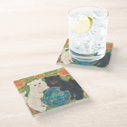 Celestial Guardians: Cosmic Harmony ガラスコースター (アングル)