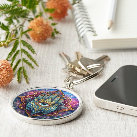 Celestial Hamsa キーホルダー (側面)