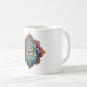 Celestial Hamsa コーヒーマグカップ (正面右)