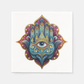 Celestial Hamsa スタンダードカクテルナプキン (正面)