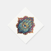Celestial Hamsa スタンダードカクテルナプキン (角)