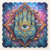 Celestial Hamsa ペーパーコースター (正面)