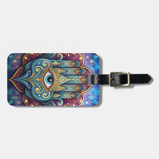 Celestial Hamsa ラゲッジタグ (正面横)