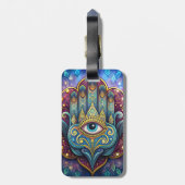 Celestial Hamsa ラゲッジタグ (裏面縦)