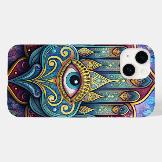 Celestial Hamsa  Case-Mate iPhoneケース (裏面 (横))