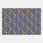 Celestial Hand Drawn Pattern Wrapping Paper Sheets ラッピングペーパーシート (正面)