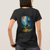 Celestial Harmony | 抽象的な夢の世界 Tシャツ (裏面)