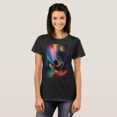 Celestial Harmony | 抽象的な夢の世界 Tシャツ (正面フル)