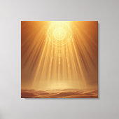 Celestial Harmony Gateway Boho Wall Art | Sacred  キャンバスプリント (正面)