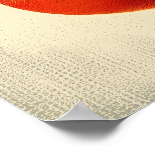 Celestial Harmony – Mid-Century Geometric Flow Wal ポスター (角)