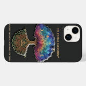 Celestial Harmony Tree | Cosmic Meditation Mandala Case-Mate iPhoneケース (裏面 (横))