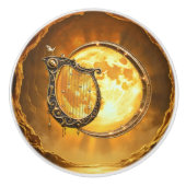 Celestial Harp of the Golden Moon.  セラミックノブ (正面)