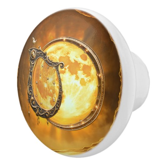 Celestial Harp of the Golden Moon.  セラミックノブ (右)