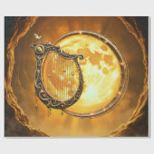 Celestial Harp of the Golden Moon ラッピングペーパー (フラット)