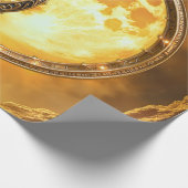 Celestial Harp of the Golden Moon ラッピングペーパー (角)