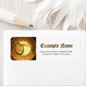 Celestial Harp of the Golden Moon. ラベル (インサイチュ)