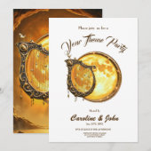 Celestial Harp of the Golden Moon.  招待状 (正面/裏面)