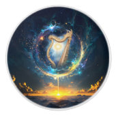 Celestial Harp of the Moonbound Skies.  セラミックノブ (正面)