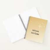 Celestial Healing Let Go Let God Cross ノートブック (内部)