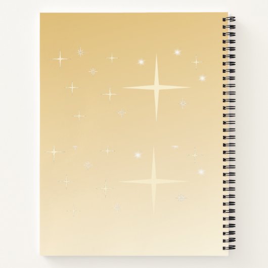 Celestial Healing Let Go Let God Cross ノートブック (裏面)