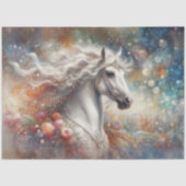 Celestial Horse Fantasy Galaxy Decoupage 薄葉紙 (正面)