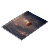 Celestial Hot Air Balloon Sky Notebook ノートブック (左側)