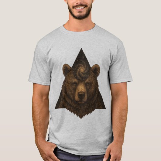 CELESTIAL INSTINCT – The Bear Who Holds the Stars Tシャツ (正面)