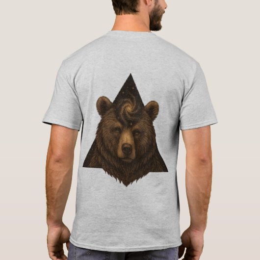 CELESTIAL INSTINCT – The Bear Who Holds the Stars Tシャツ (裏面)