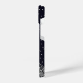 Celestial Jellyfish Dot Art Dreamscape stars iPhoneケース (左側面)