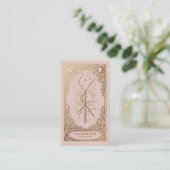 Celestial Jewelry Business Card | Mystical Moon 名刺 (スタンド正面)