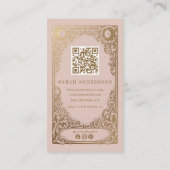 Celestial Jewelry Business Card | Mystical Moon 名刺 (裏面)