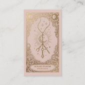 Celestial Jewelry Business Card | Mystical Moon 名刺 (正面)