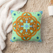 Celestial Knot Art Prints | Unique Star Patterns クッション (ブランケット)