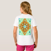 Celestial Knot Art Prints | Unique Star Patterns Tシャツ (裏面フル)