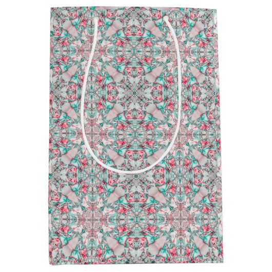 Celestial Lace Mosaic ミディアムペーパーバッグ (正面)