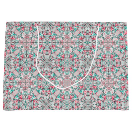 Celestial Lace Mosaic ラージペーパーバッグ (正面)